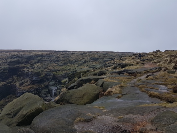 This is the approach to Kinder Downfall